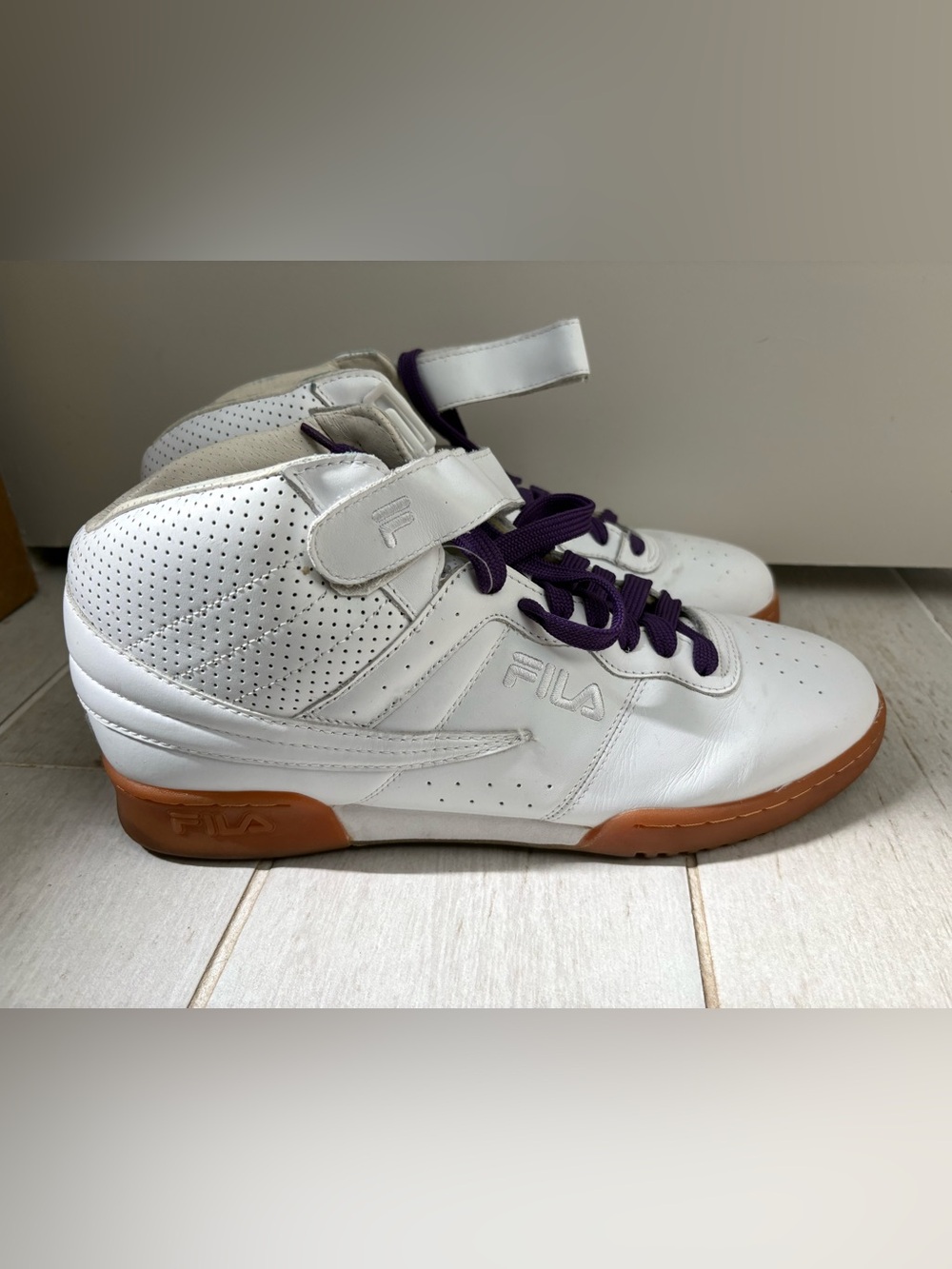Fila Men's F-13 M fashion-sneakers men size 12 white